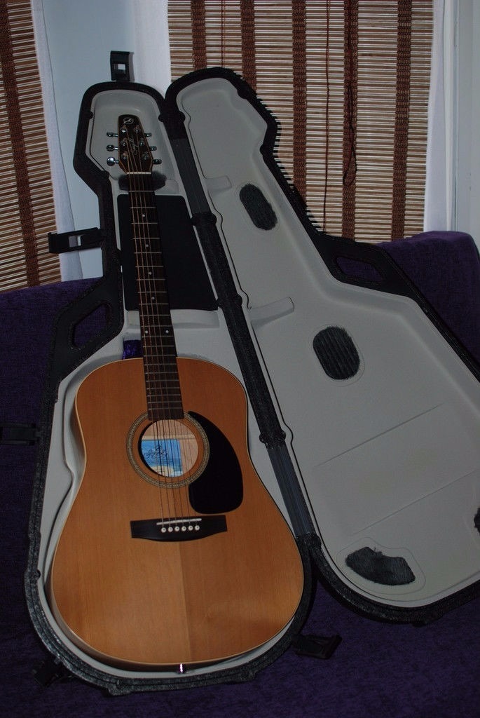 SEAGULL S6 ORIGINAL SLIM ACOUSTIC GUITAR PLUS SEAGULL TRIC CASE in