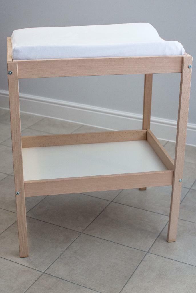 Ikea Sniglar Baby Changing Table With John Lewis Mat In Lenzie