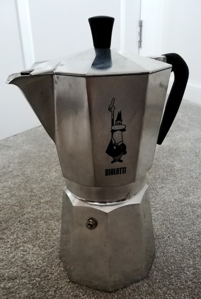 Bialetti Moka Express 12 Cup Aluminium Coffee Espresso Maker Used few