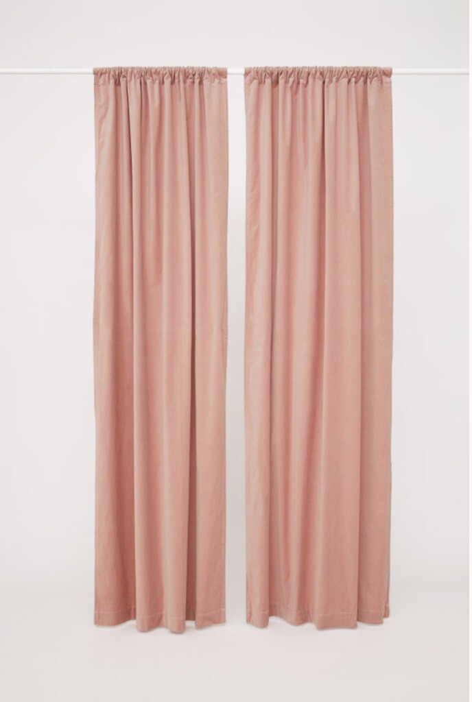 2 Sets Of H M Velvet Curtains In Putney London Gumtree