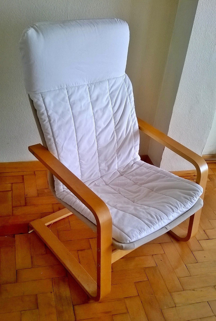 IKEA white poang chair | in Waterlooville, Hampshire | Gumtree