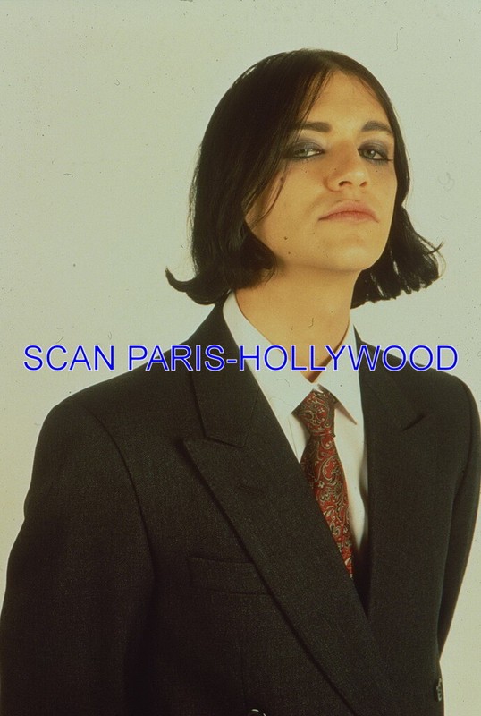 Placebo Brian Molko 1990s Diapositive De Presse Original Vintage Slide #7