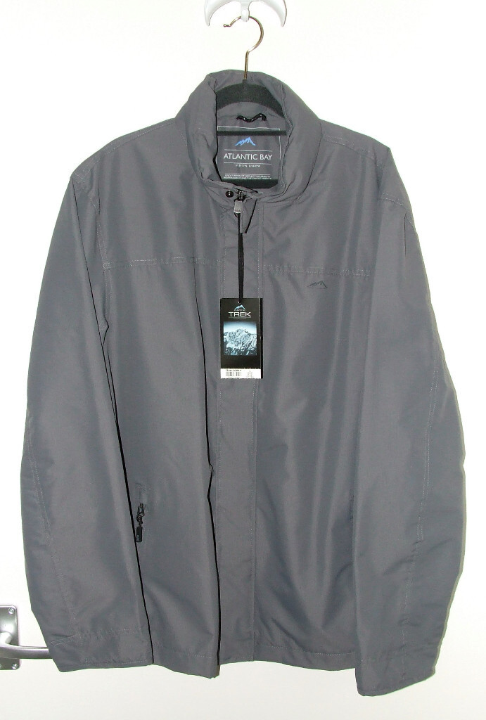 BHS Atlantic Bay ''Trek'' Men's Grey Lightweight Jacket Large NEW