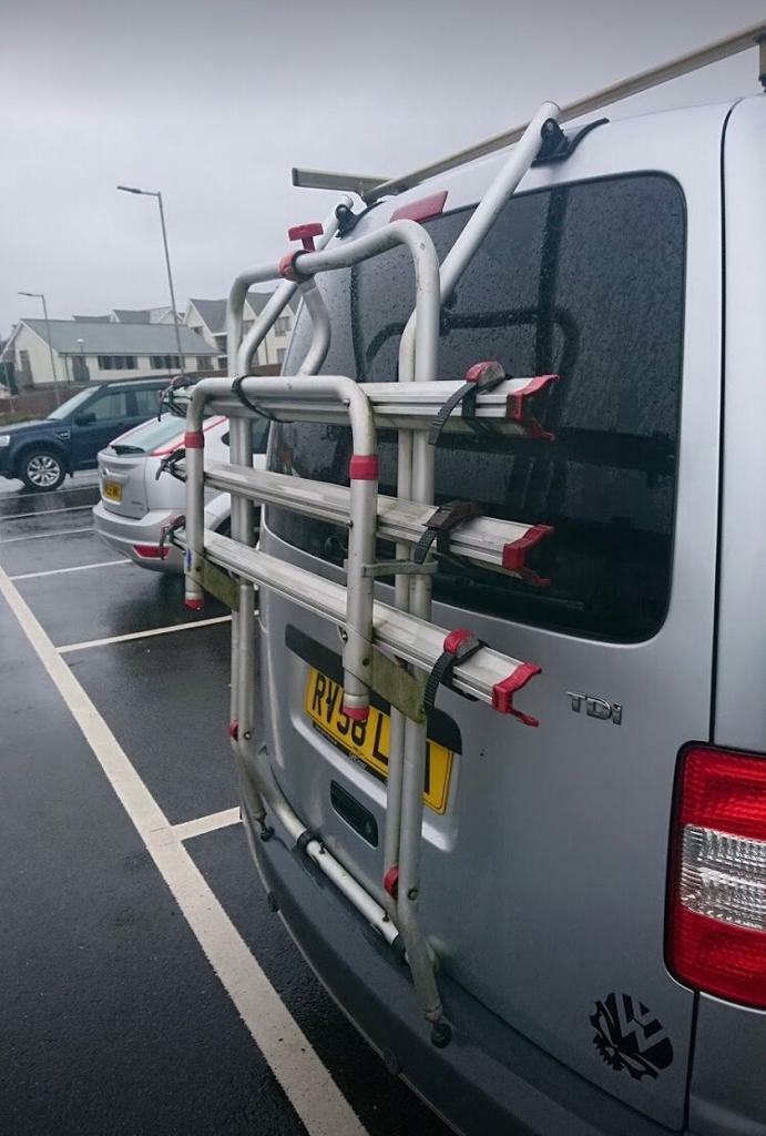 fahrrad gepäckträger vw caddy 4 räder