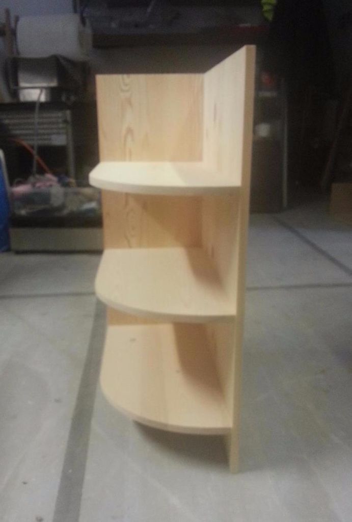 Solid Pine Corner Shelf Unit Can Be Used As Part Of Our Modular