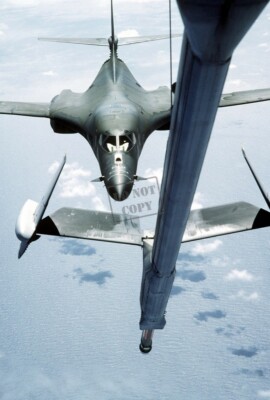 US Air Force USAF B-1B KC-10A Extender aircraft 12X18 Photograph