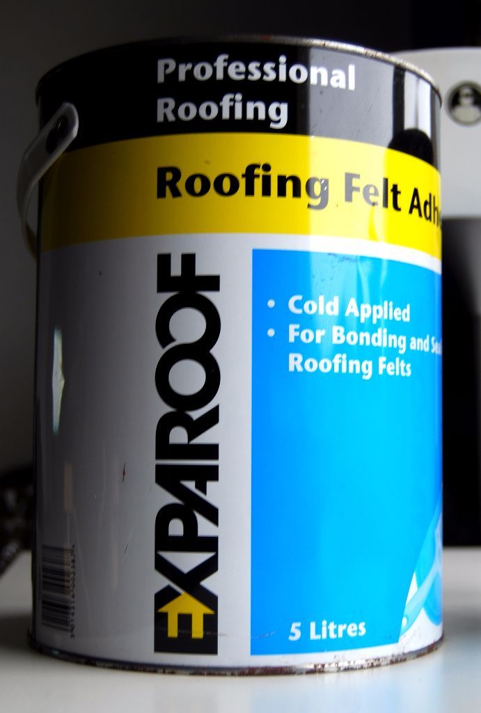 EXPAROOF Professional Roofing Felt Adhesive Cold Bitumen for Bonding