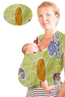 Tragetuch Babytragetuch Babytrage Baby Bauchtrage bis 17kg 100% Baumwolle 5m