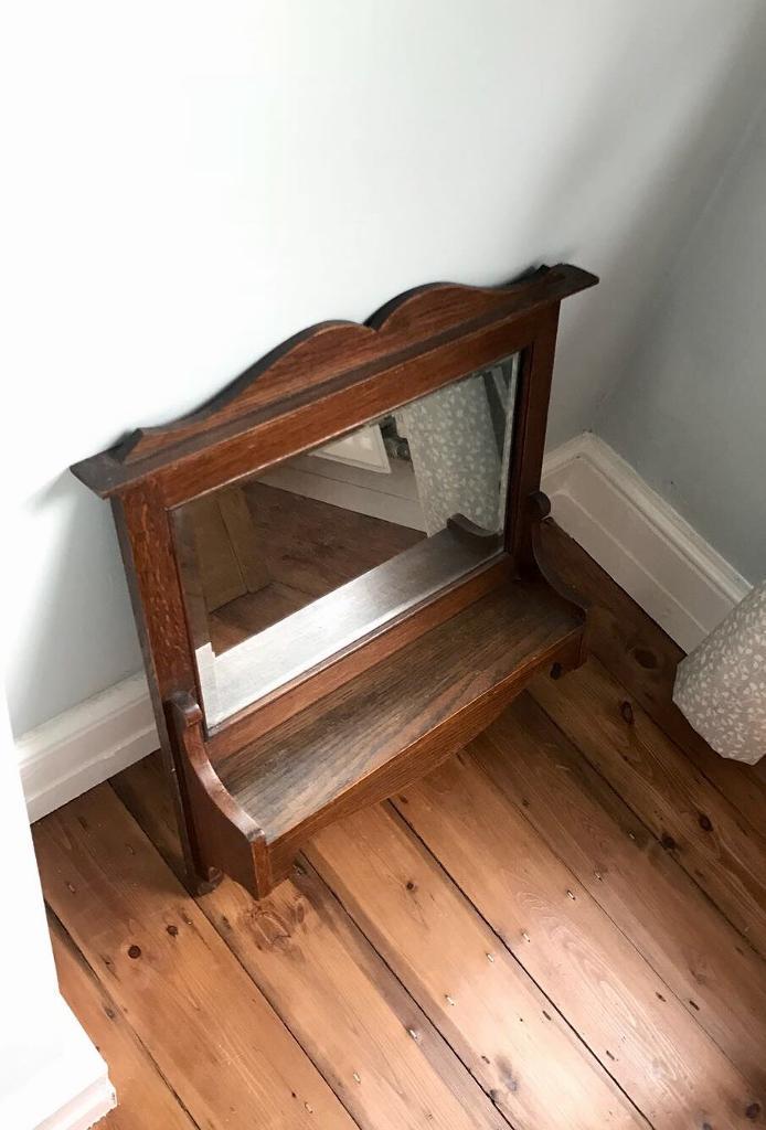 Victorian wooden mirror with shelf in Sydenham, London Gumtree