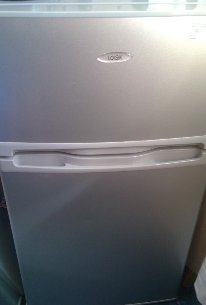 REDUCED Under Counter Logik Silver Fridge Freezer in Cambridge