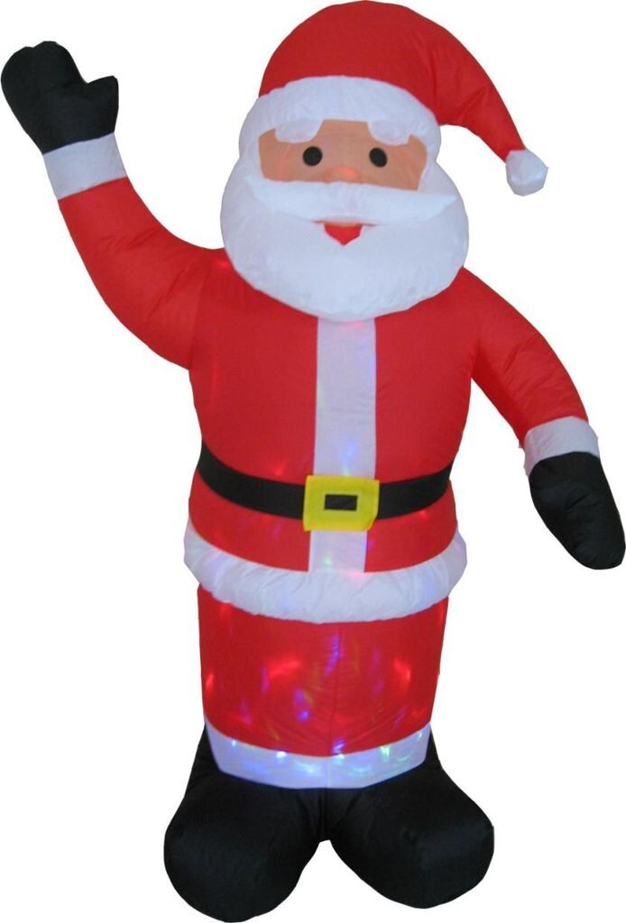 Gonfiabile Babbo Natale 180cm Decoro Addobbi Natale Natalizio Esterno sus