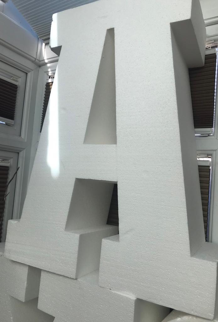 Large free standing Foam letter. Table base letters in Orsett, Essex Gumtree