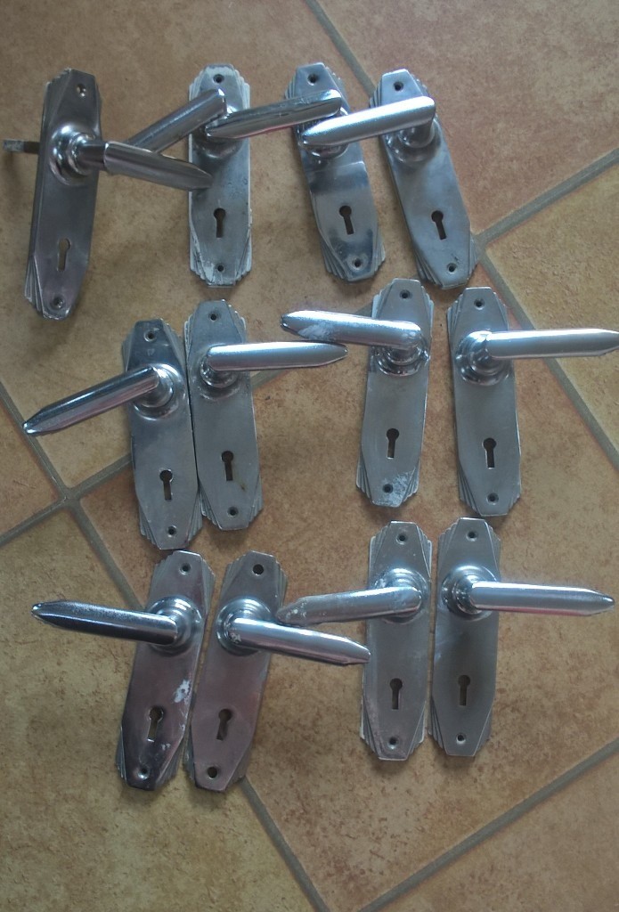 Original 1930's art deco style door handles in Plymouth, Devon Gumtree