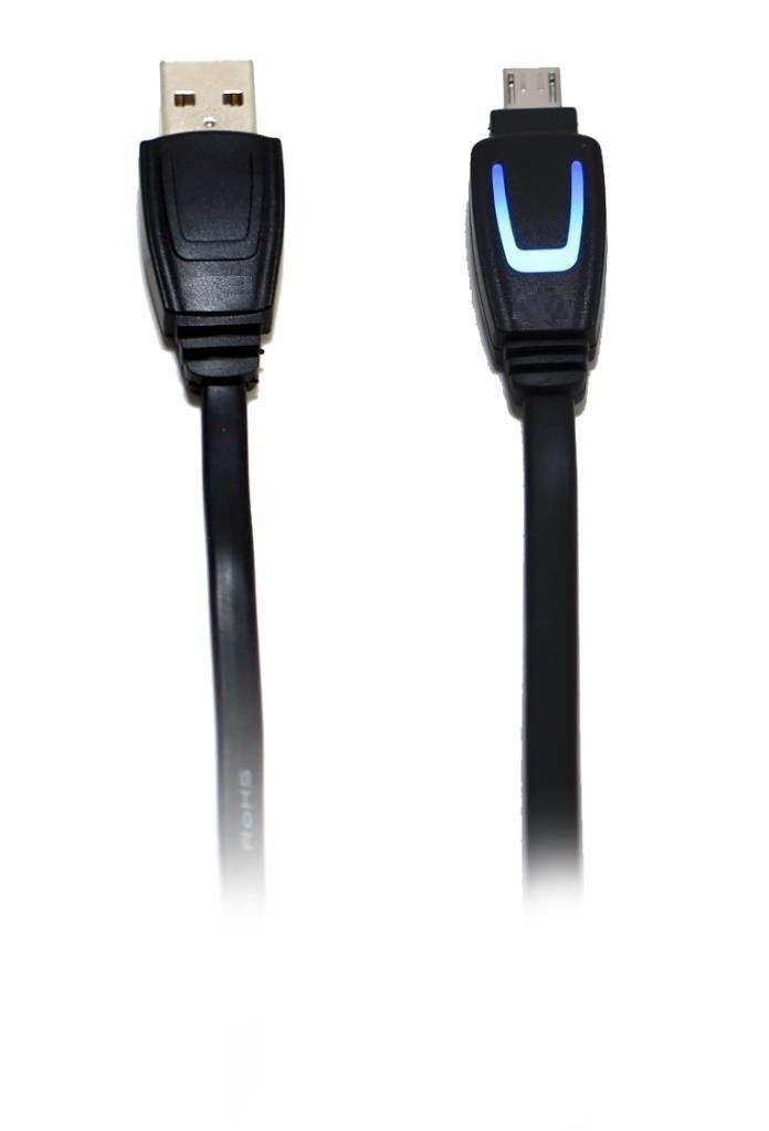 3m Led Micro Usb Charge Cavo Di Ricarica Filo Per Ps4 Playstation Controller Ebay