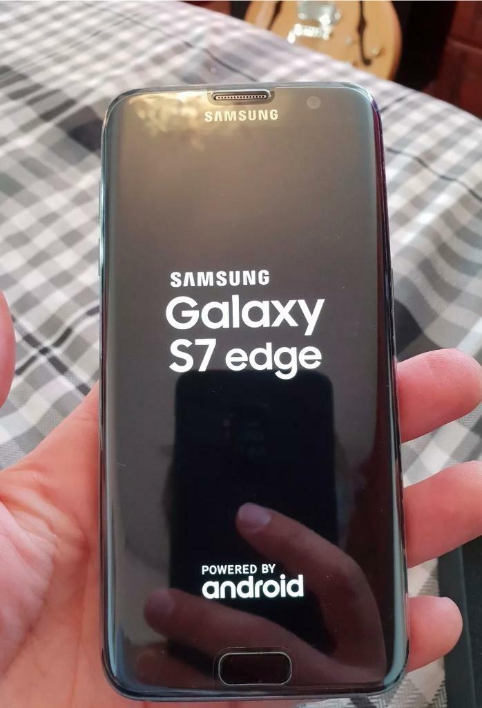 Samsung galaxy S7 Edge 32gb Unlocked jet black excellent ...
