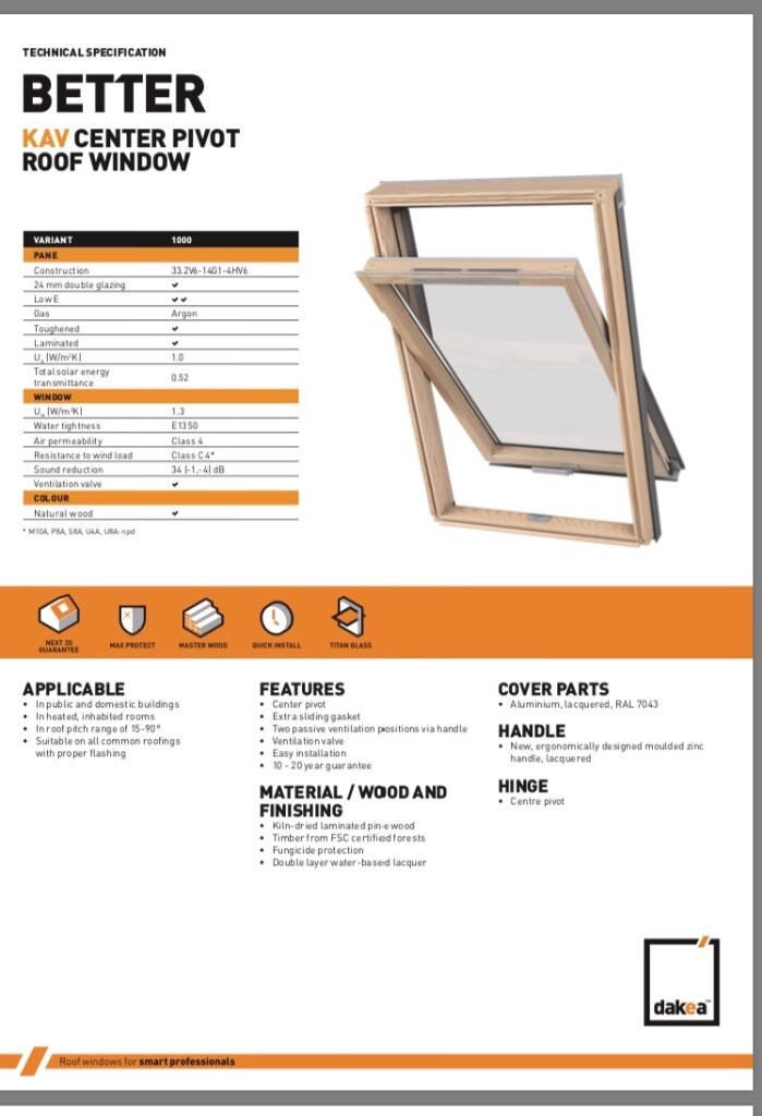 Centre Pivot Velux Style Roof Windows X3 In Whitley Bay Tyne And Wear Gumtree