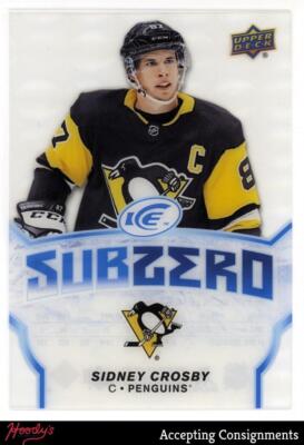 2018-19 Upper Deck Ice Sub Zero #SZ5 Sidney Crosby PENGUINS