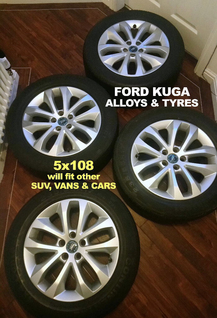 FORD ALLOYS, 5x108, KUGA. Will fit other makes and models in