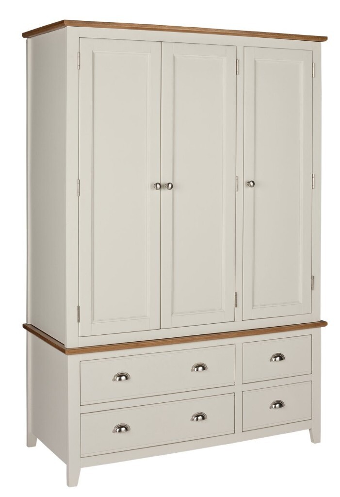 Ex Display Argos Home Highbury 3 Door 4 Drawer Wardrobe