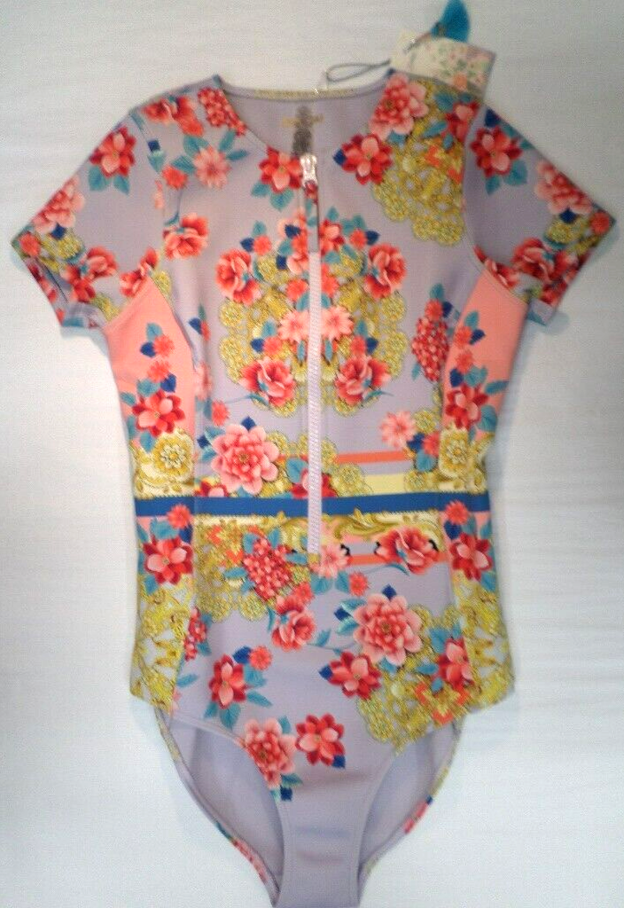 $298 NWT Johnny Was Japer Neoprene One-Piece Swimsuit - S $298 NWT Johnny Was Japer Neoprene One-Piece Swimsuit - S