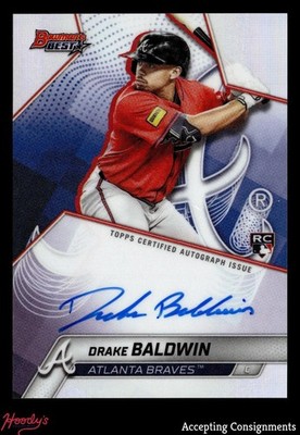 2025 Bowman's Best of '25 Refractor Drake Baldwin Rookie RC AUTO BRAVES