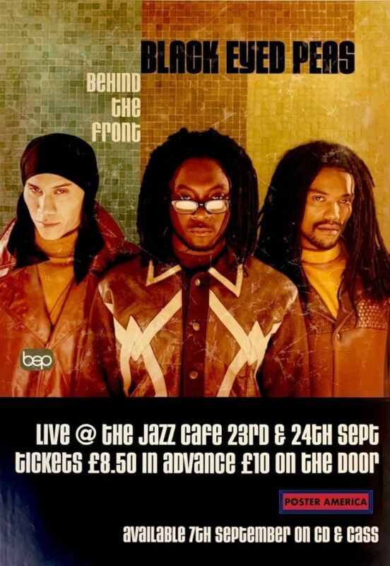 Black Eyed Peas Behind The Front Rare Concert Poster 19.5 x 28