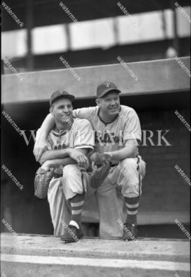 CB759 Andy Seminick - James Padgett Philadelphia Phillies 8x10 11x14 16x20 Photo