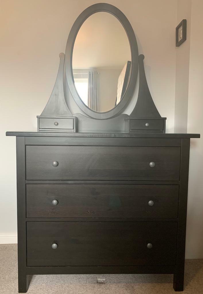 Chest Of Drawers Ikea Hemnes With Mirror In Boldon Colliery