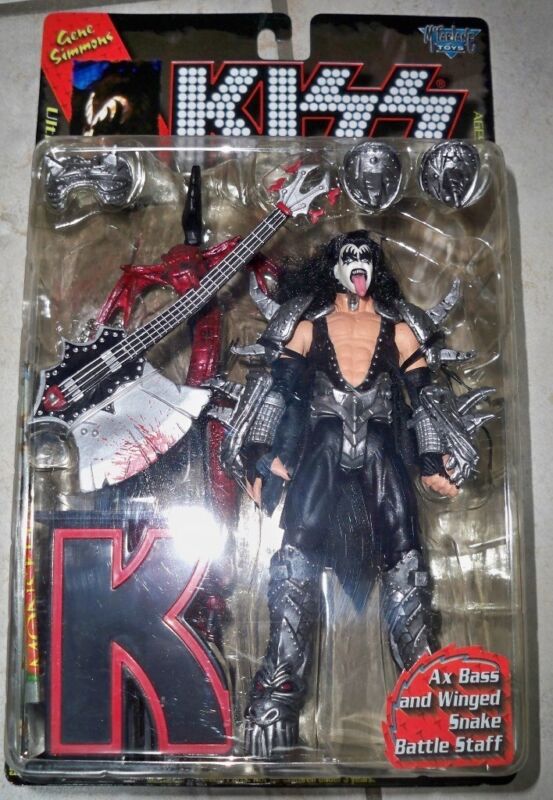Mcfarlane 1997 Kiss Ultra Action Figures Set Of 4 New Sealed Gene Peter Ace Paul