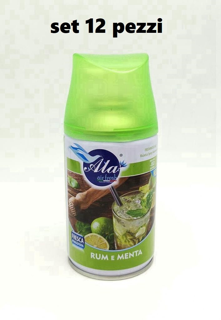 12 Pz Deodorante Spray Profumi Ambiente Rum e Menta Per AIR WICK/Glade bal