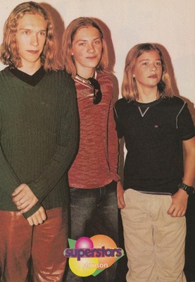 Hanson Take 5 teen magazine pinup clippings 90's teen idols Superstars If Only