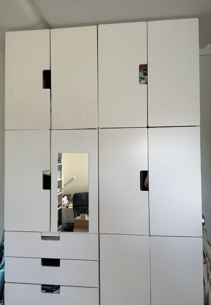 3 Sets Of Ikea Stuva System White Wall Cabinet Frame Size