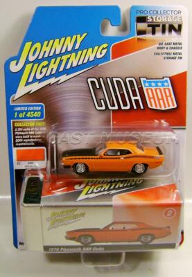 1970 '70 PLYMOUTH AAR CUDA V/A COLLECTOR STORAGE TIN JOHNNY LIGHTNING 2020