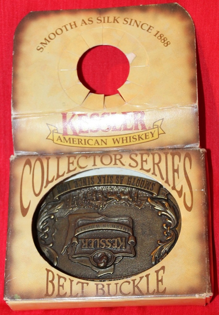 COLLECTOR SERIES KESSLER BELT BUCKLE THE SPIRIT OF WISCONSIN WHISKEY 1993