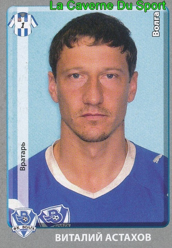 081 Vitaliy Astakhov Fk.Volga Nizhniy Novgorod Sticker Panini Russia League 2012