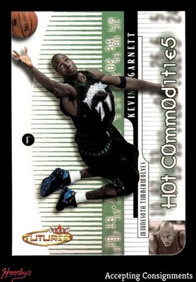 2000-01 Fleer Futures Hot Commodities #3HC Kevin Garnett WOLVES HOF