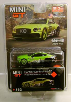 BENTLEY CONTINENTAL GT 100 PIKES PEAK MIJO TSM MODEL MINI GT DIECAST 2020 RARE