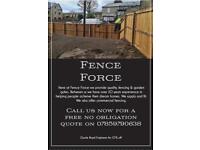 Fencing and garden gate services 