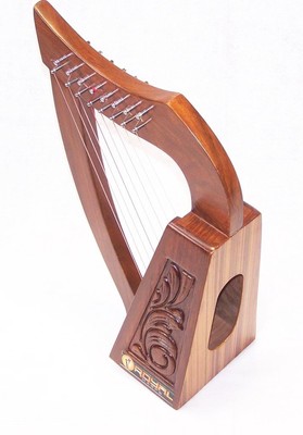 19inch Tall 8 string Lily Celtic Harp for Children New Carrying case and extra s