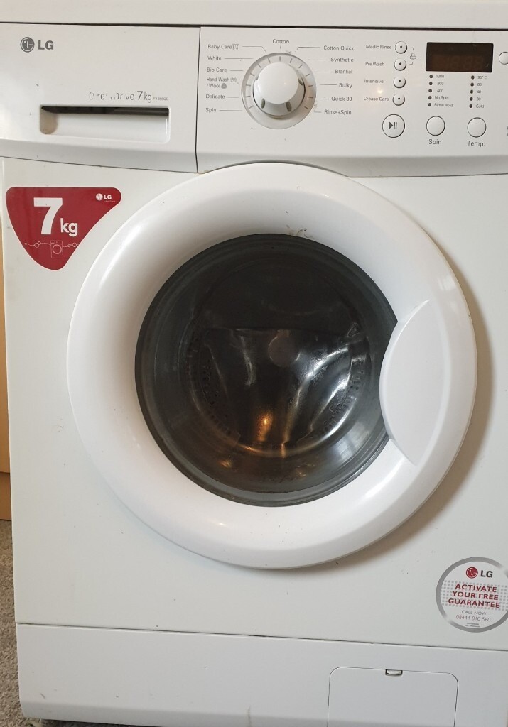 LG 7Kg Direct Drive Washing Machine model F1256QD GWO in Bournemouth