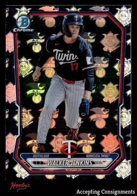 2026 Bowman Chrome Prospects League LogoFractor Walker Jenkins Rookie Twins