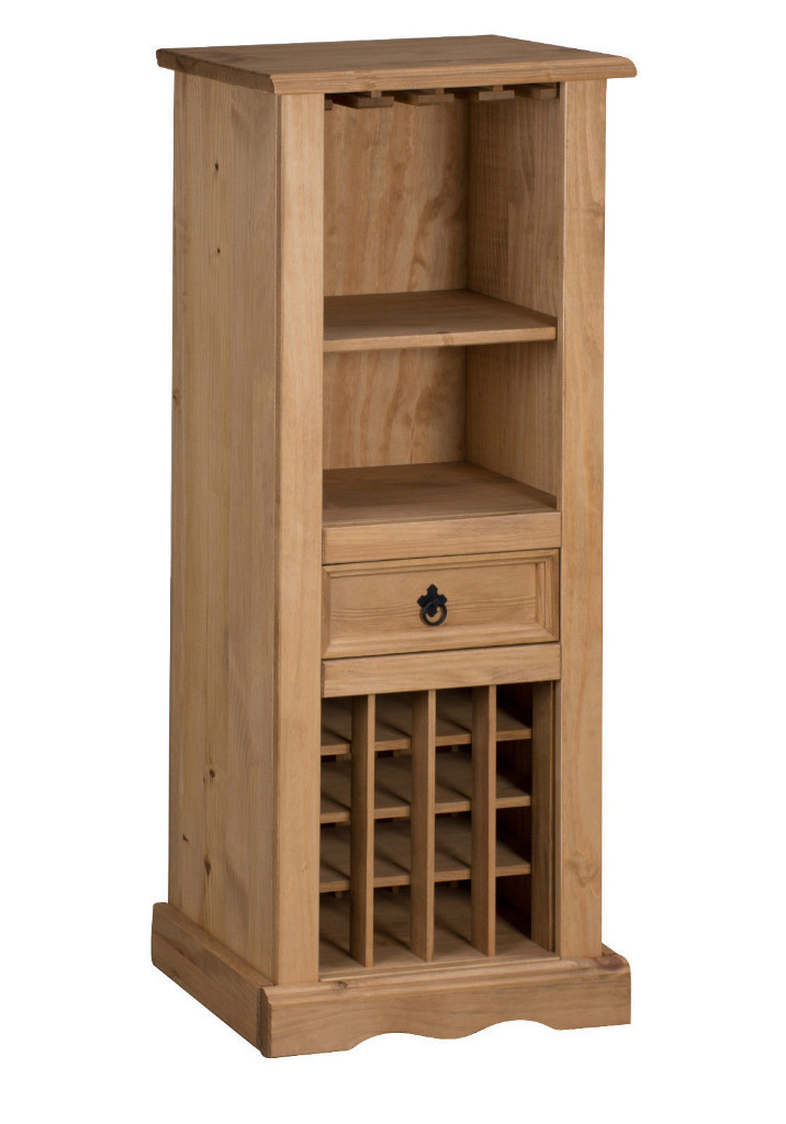 Pine Wine Rack Solid Mexican Pine Shelving Storage Corona in