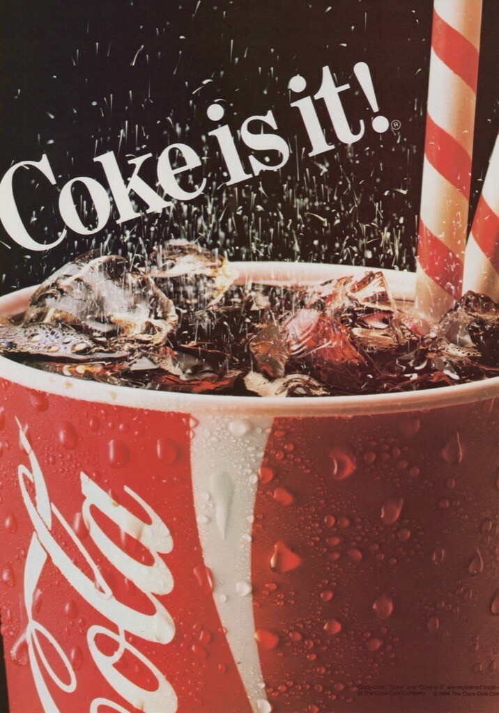 Coca-Cola ヴィンテージアートプリント 額入り Coca-Cola Classic Soda 1994 Trade Print Magazine Ad Poster