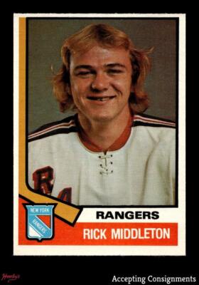 1974-75 O-Pee-Chee #304 Rick Middleton RC Rookie EX