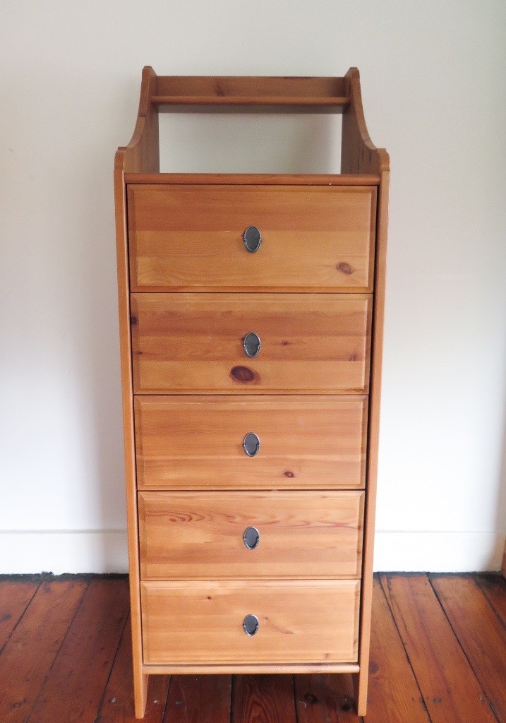 IKEA Tall Wooden Chest of Drawers/Dresser | in Duffield ...