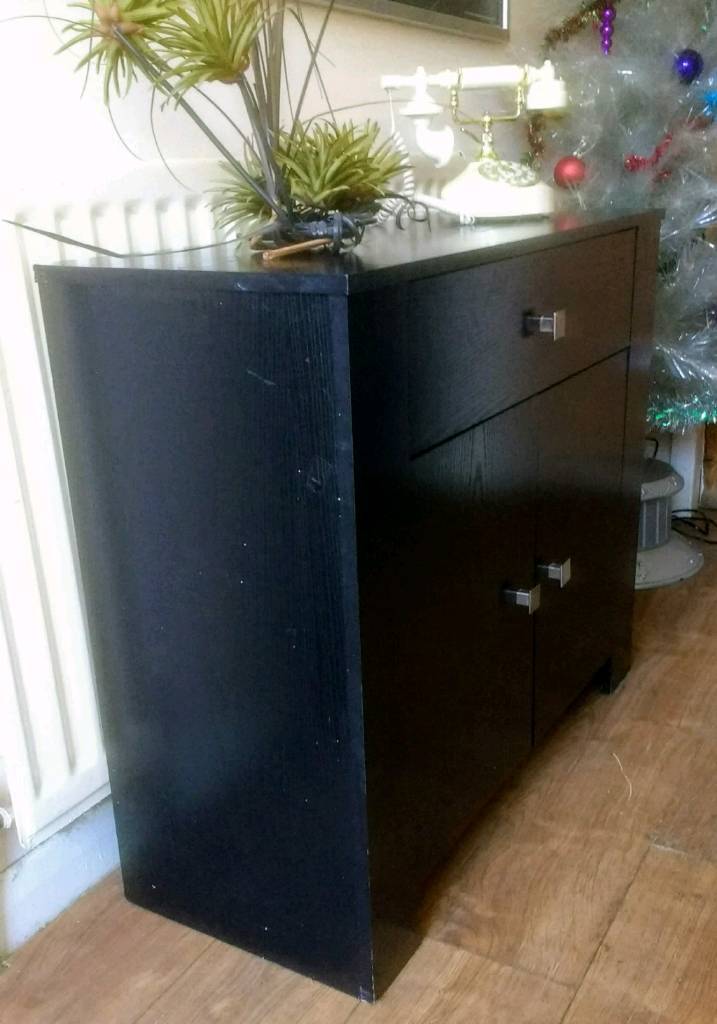 Black ash sideboard/unit. in Hartlepool, County Durham Gumtree