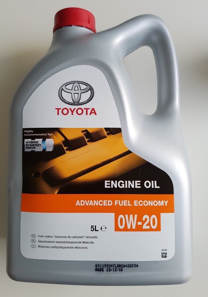 GENUINE Toyota Prius/ PRIUS PLUS/ AURIS/ LEXUS 5 LITRE ENGINE OIL (2009 ...