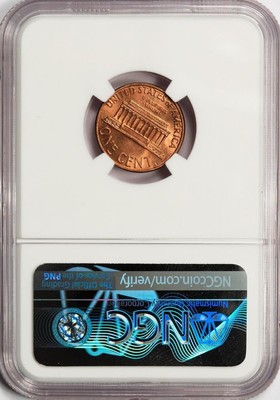 NGC MS66RD Struck Thru Cloth Copper Lincoln Cent Mint Error Amazing Eye Appeal