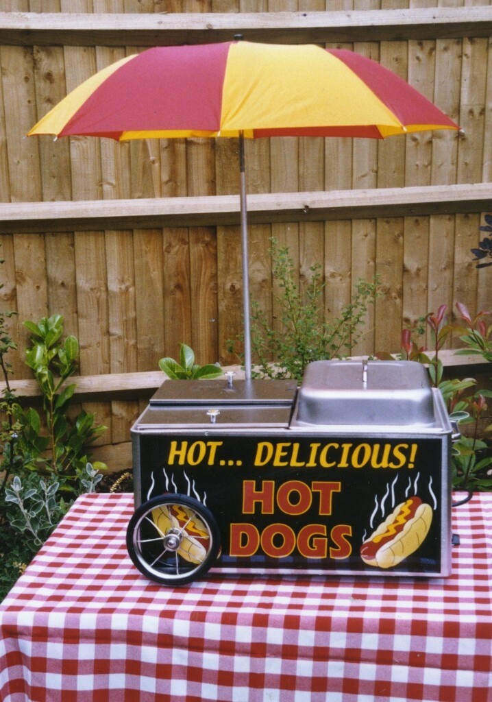 Gold Medal Electric Hot Dog Steamer Machine Baine Marie with umbrella