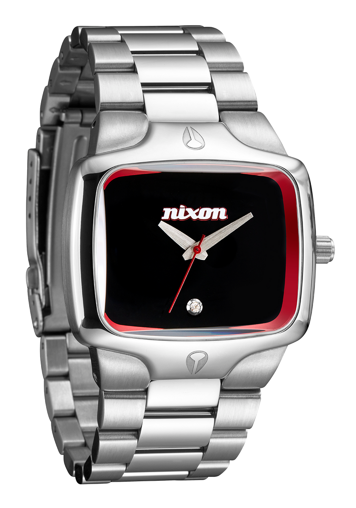 Pre-owned Nixon 25th Anniversary Player Limited Edition Diamond Watch A140-1263